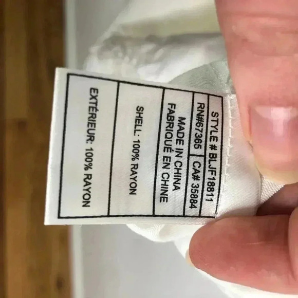 NWOT Jack White Off the Shoulder Blouse Dress Swim Beach Coverup Size M - Picture 9 of 10